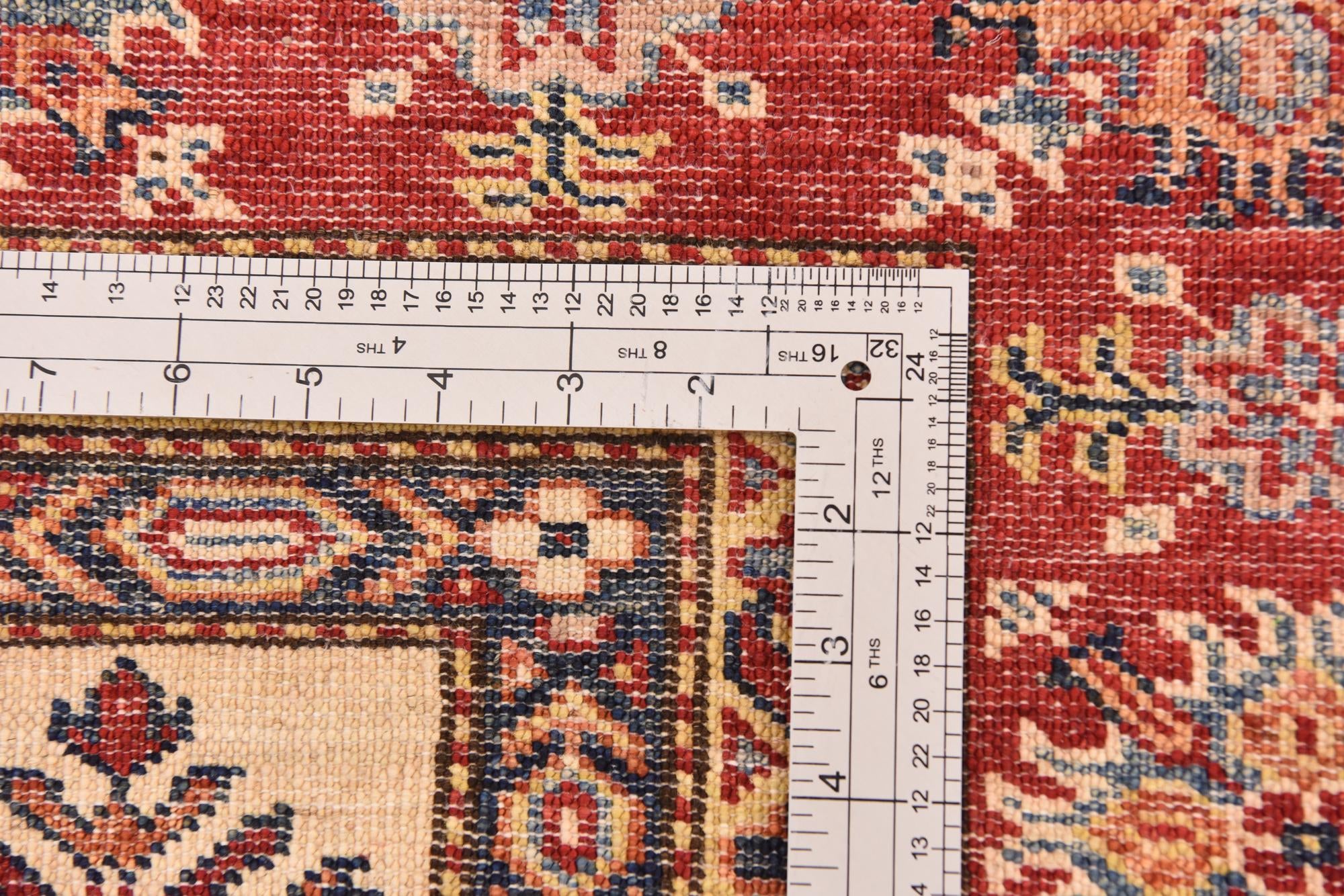 5' 9 x 7' 9 Hand Knotted Kazak Oriental Rug