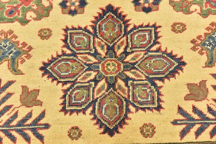 4' 4 x 5' 8 Hand Knotted Kazak Rug