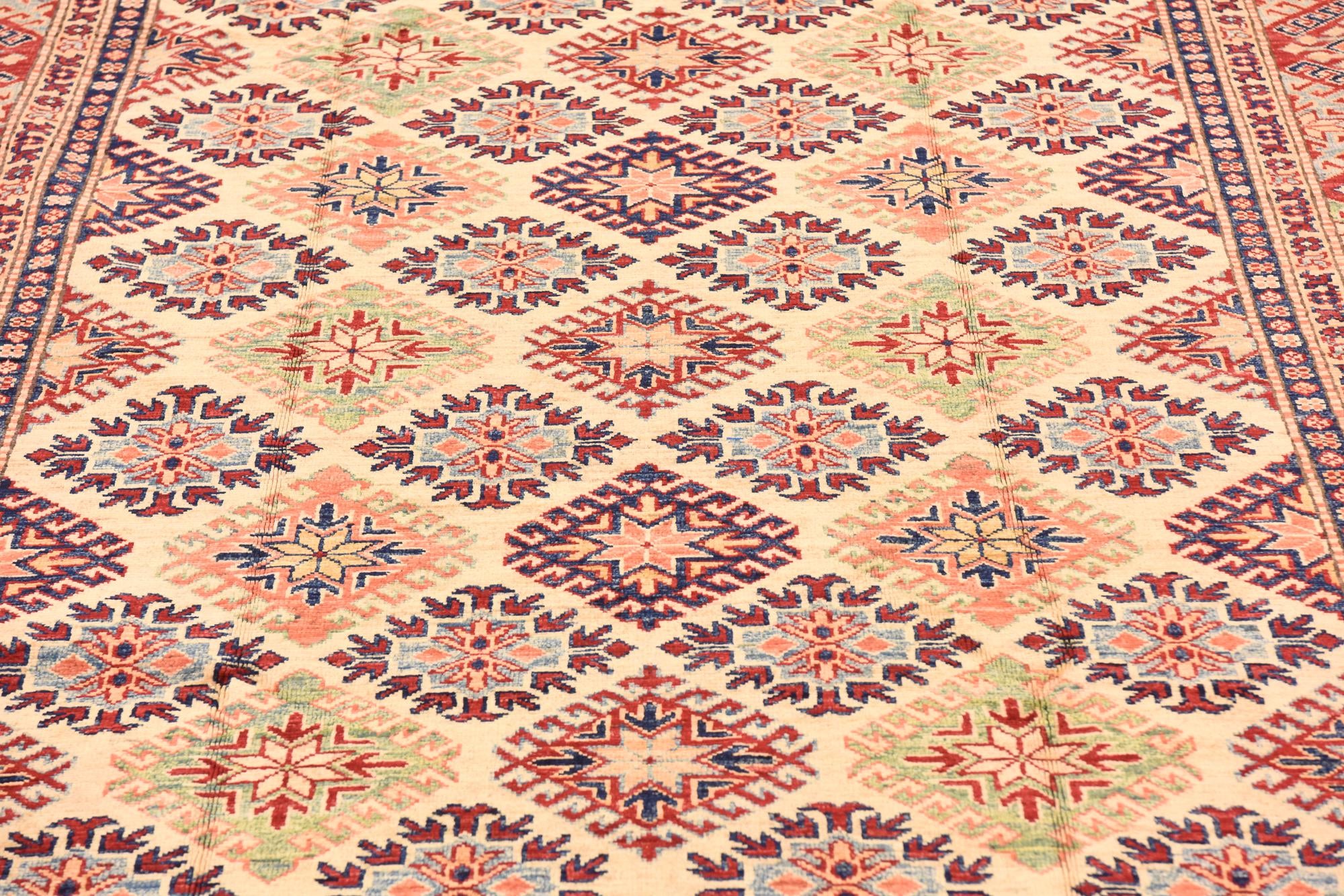 5' 8 x 7' 11 Hand Knotted Kazak Oriental Rug