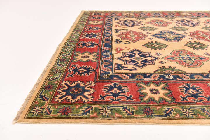 6' 7 x 9' 6 Hand Knotted Kazak Rug