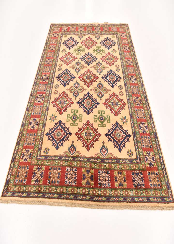 6' 9 x 9' 3 Hand Knotted Kazak Rug
