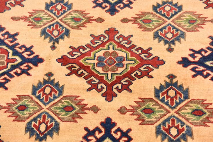 Detail image of 6' 9 x 9' 3 Hand Knotted Kazak Rug