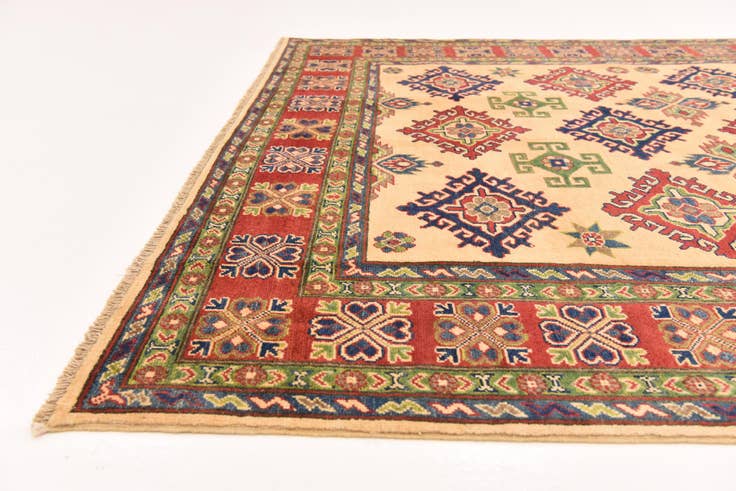 Detail image of 6' 9 x 9' 3 Hand Knotted Kazak Rug