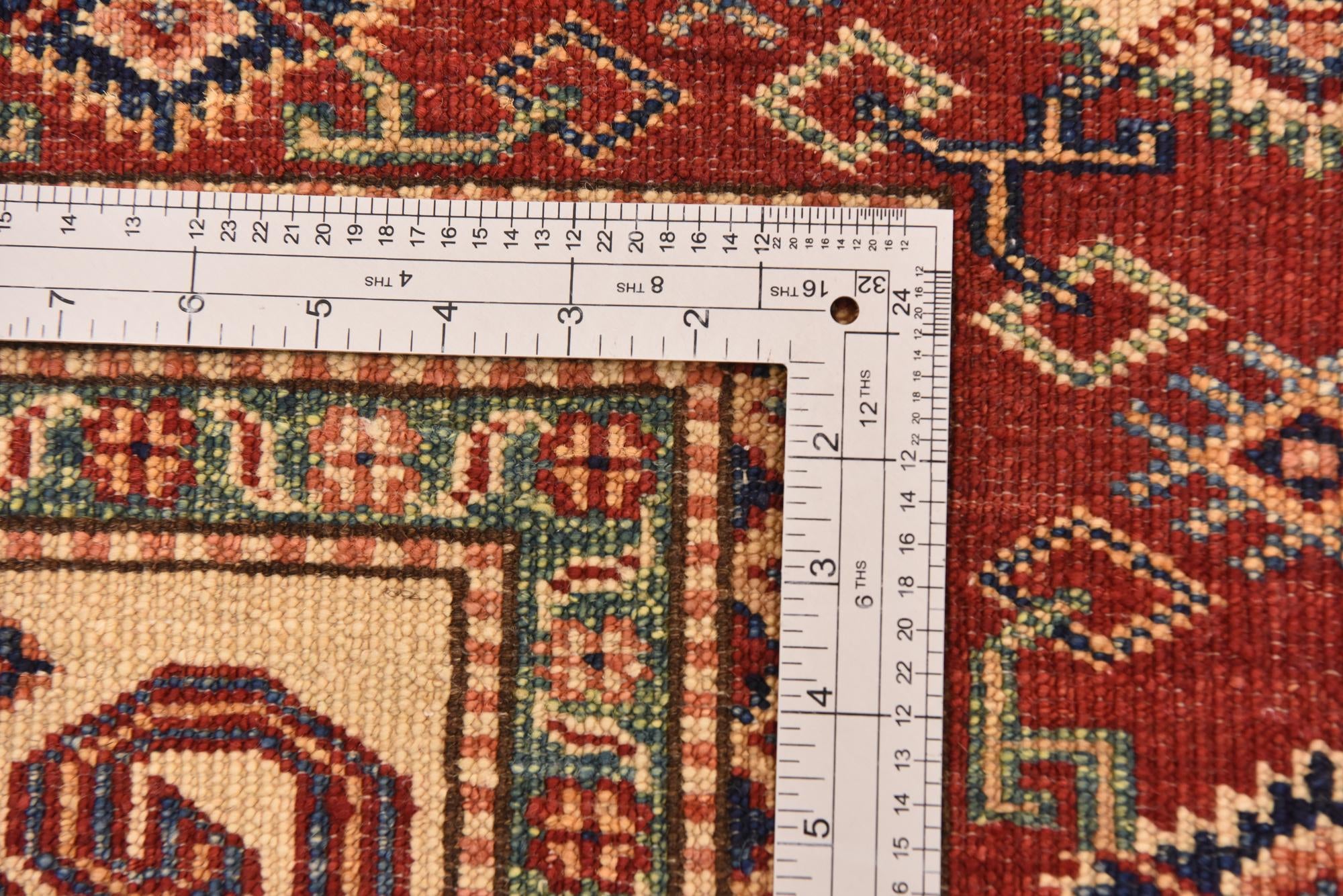 5' 7 x 8' 10 Hand Knotted Kazak Oriental Rug