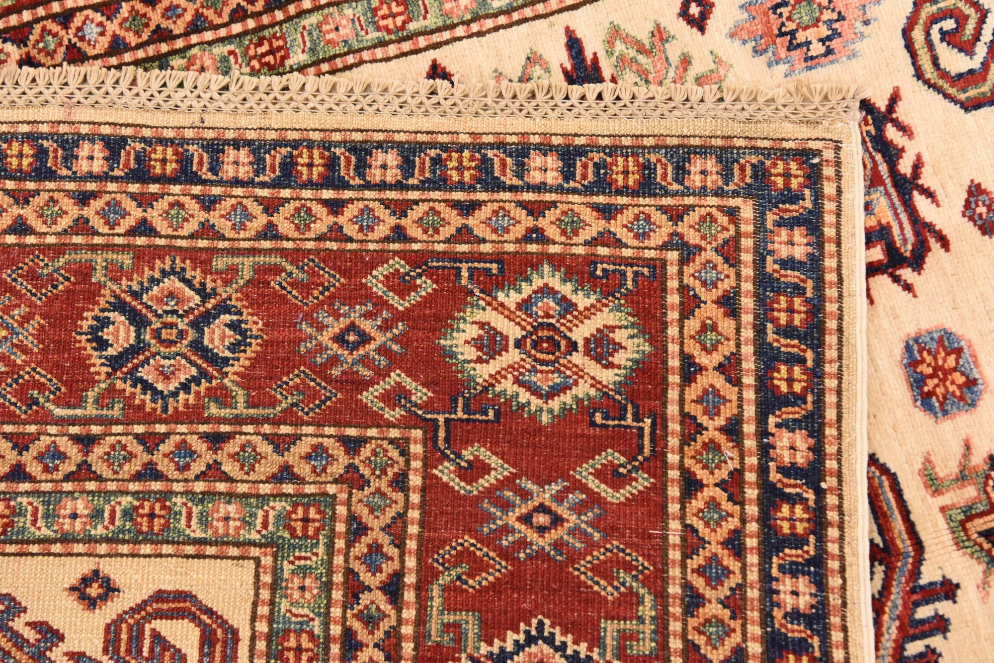 5' 7 x 8' 10 Hand Knotted Kazak Oriental Rug