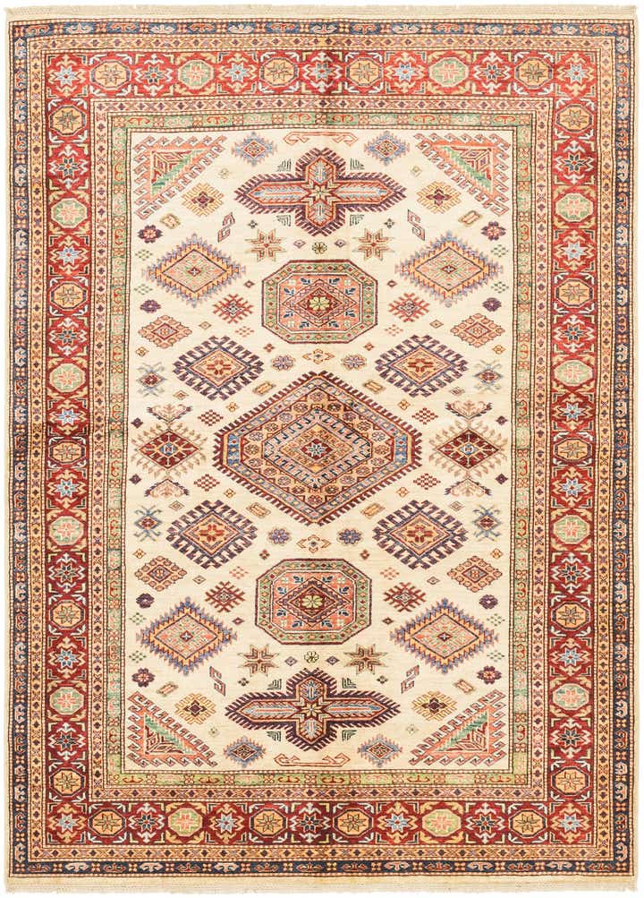 5' 6 x 7' 9 Hand Knotted Kazak Oriental Rug