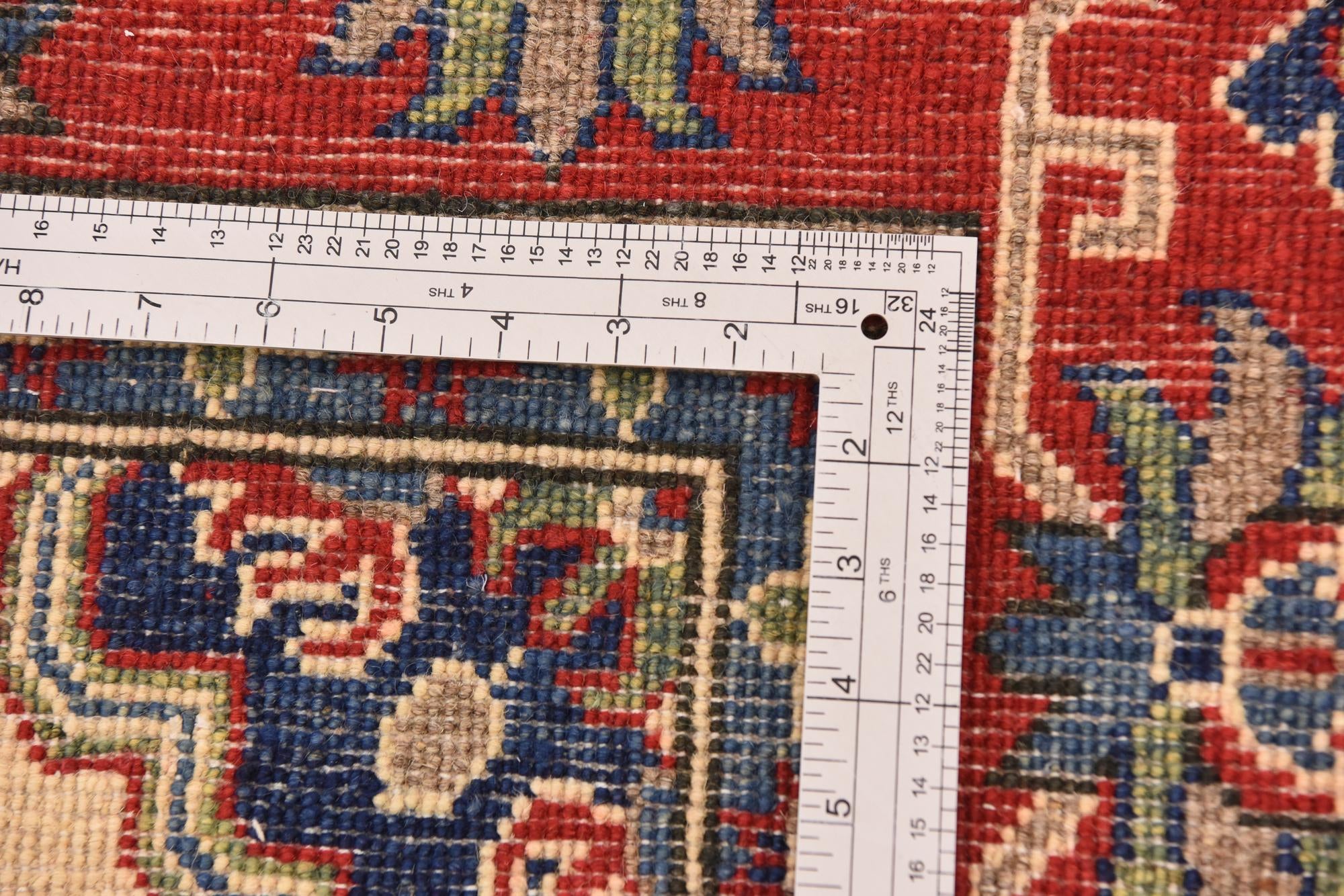 5' 8 x 7' 10 Hand Knotted Kazak Rug