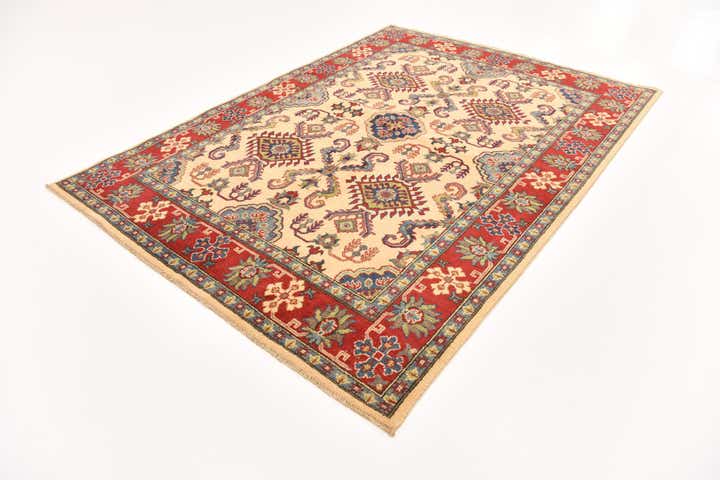 5' 8 x 7' 10 Hand Knotted Kazak Rug