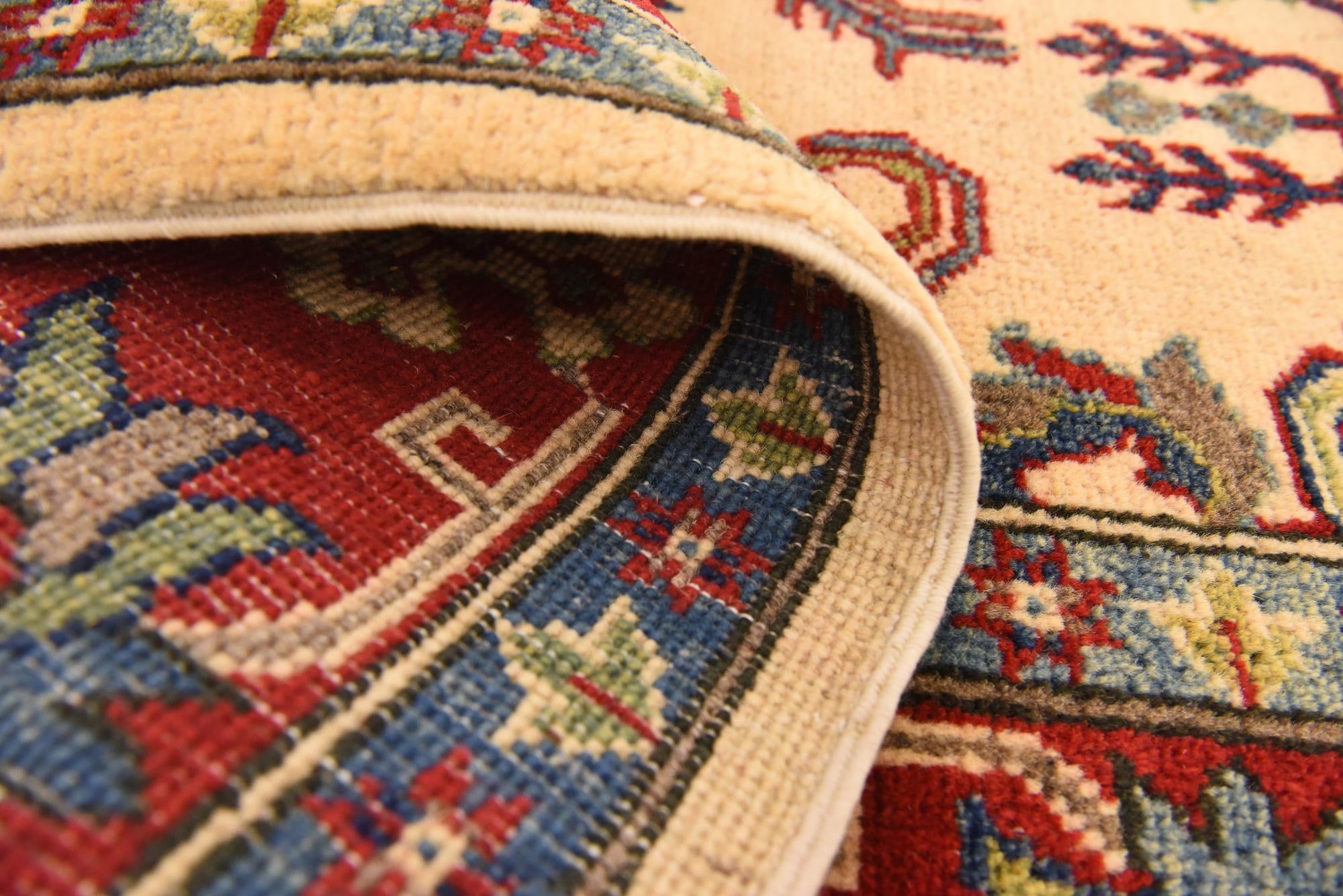 5' 8 x 7' 10 Hand Knotted Kazak Rug