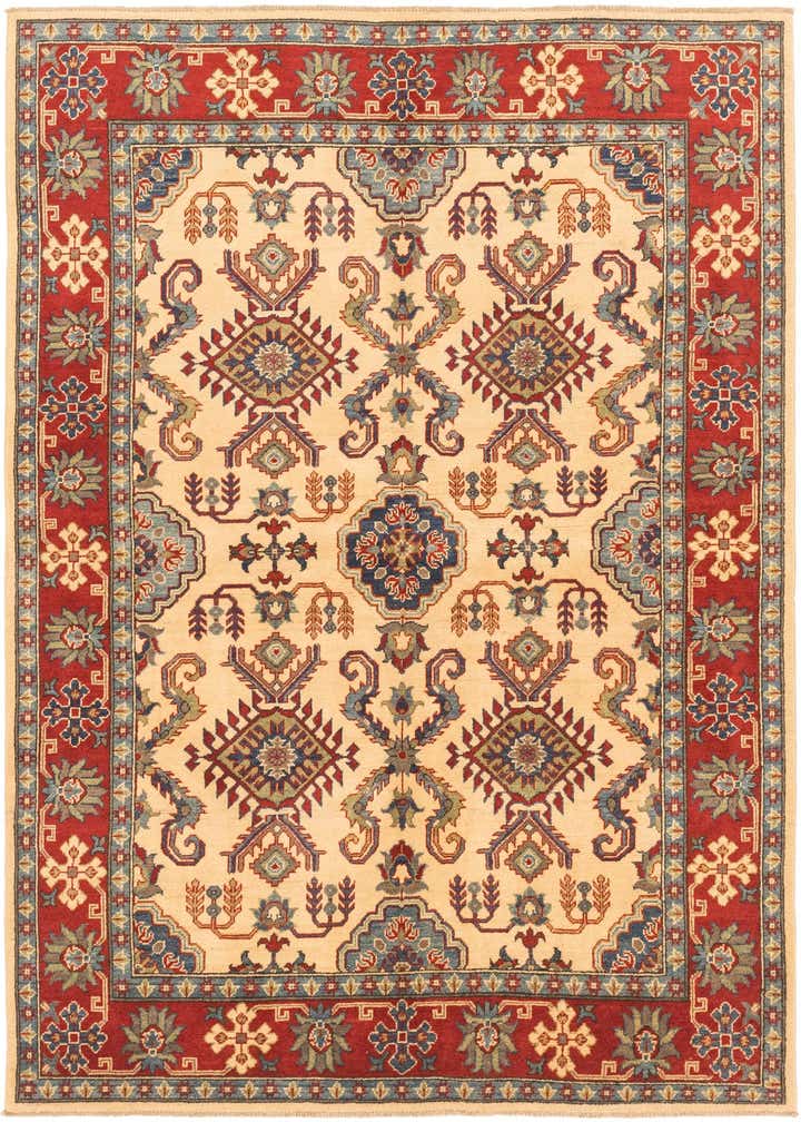 5' 8 x 7' 10 Hand Knotted Kazak Rug