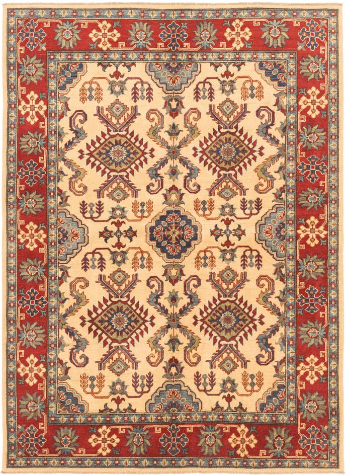 Detail image of 5' 8 x 7' 10 Hand Knotted Kazak Rug