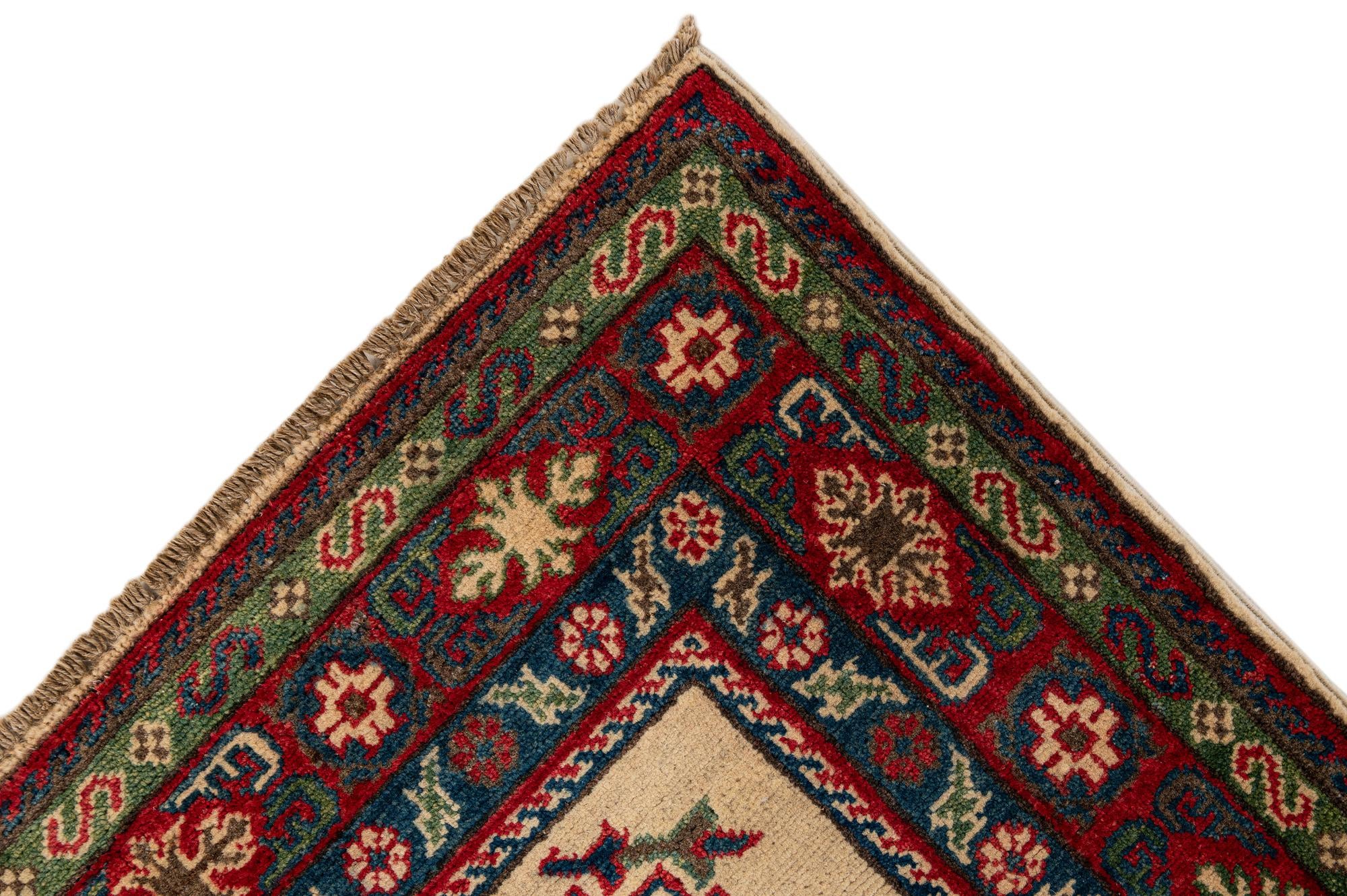 150cm x 220cm Hand Knotted Kazak Rug