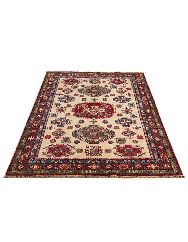 Detail image of 5' x 7' 2  Hand Knotted Kazak Rug