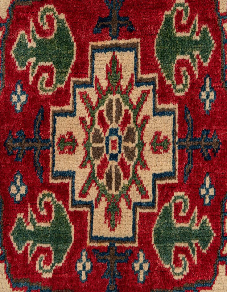 Detail image of 5' x 7' 2  Hand Knotted Kazak Rug