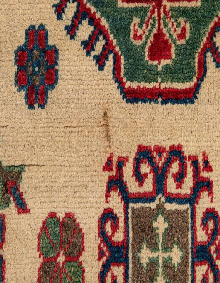 Detail image of 5' x 7' 2  Hand Knotted Kazak Rug