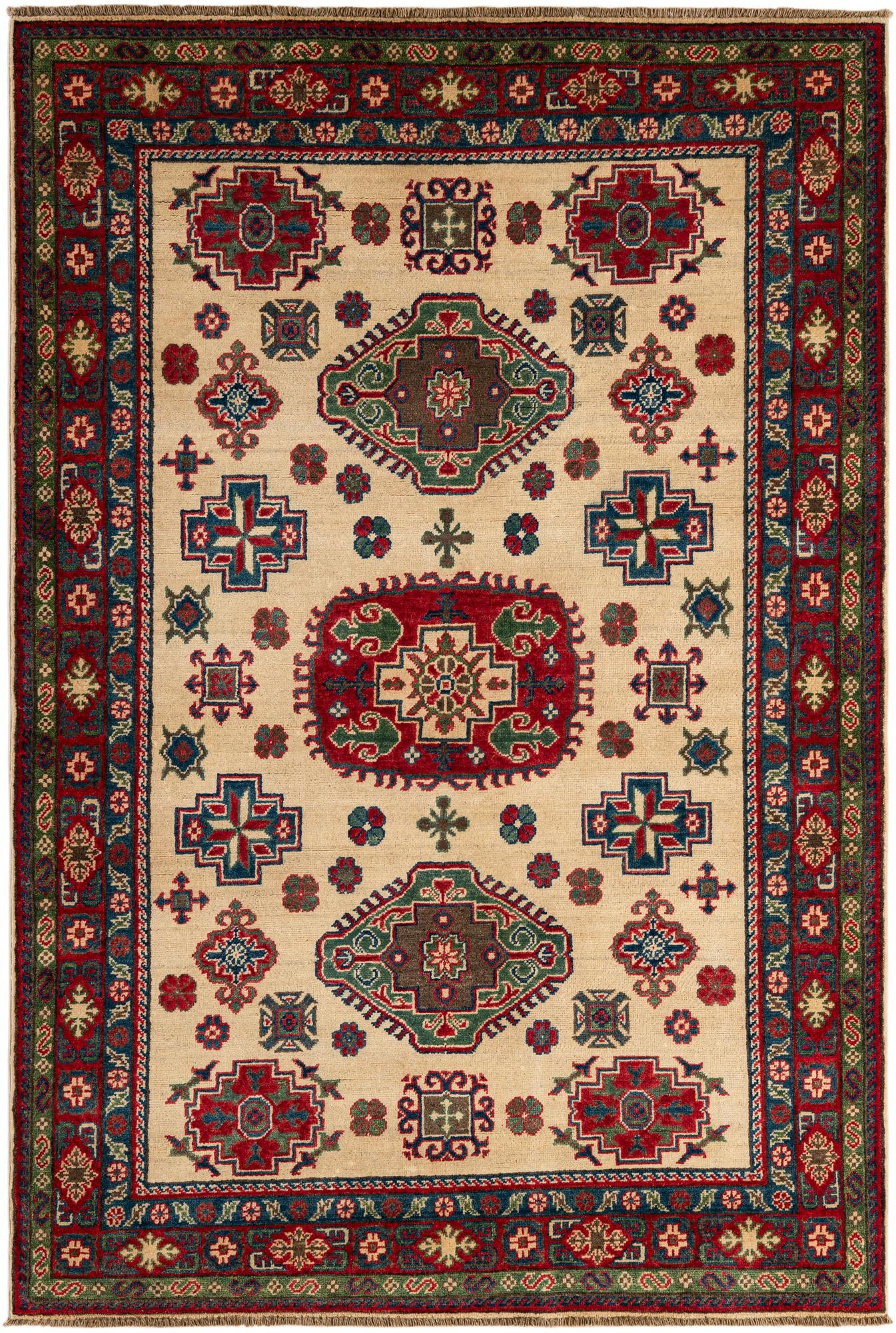 150cm x 220cm Hand Knotted Kazak Rug