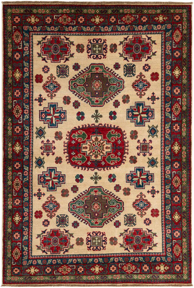Detail image of 150cm x 220cm Hand Knotted Kazak Rug