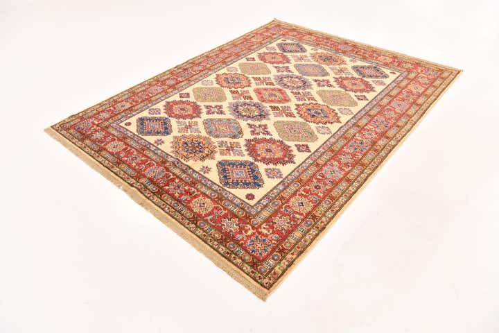 6' x 7' 11 Hand Knotted Kazak Oriental Rug