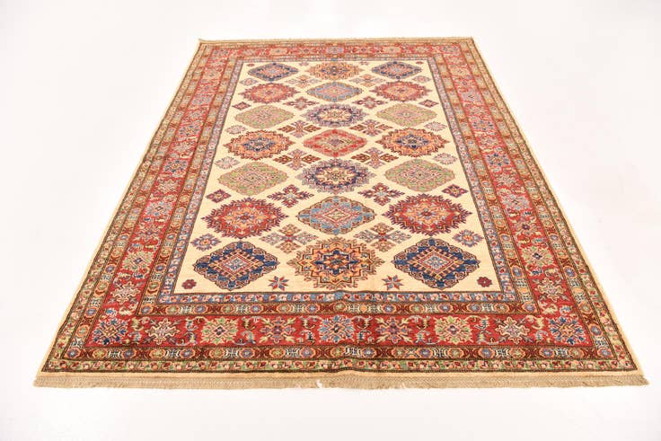 Detail image of 6' x 7' 11 Hand Knotted Kazak Oriental Rug