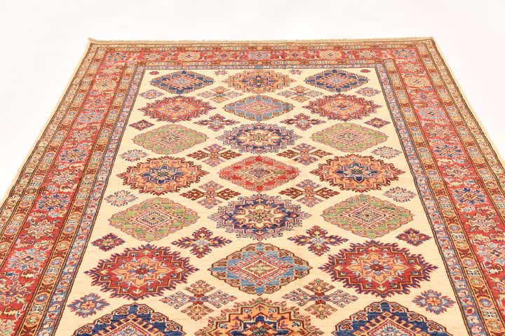 6' x 7' 11 Hand Knotted Kazak Oriental Rug