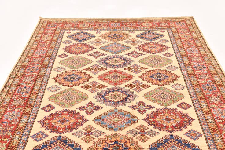 Detail image of 6' x 7' 11 Hand Knotted Kazak Oriental Rug