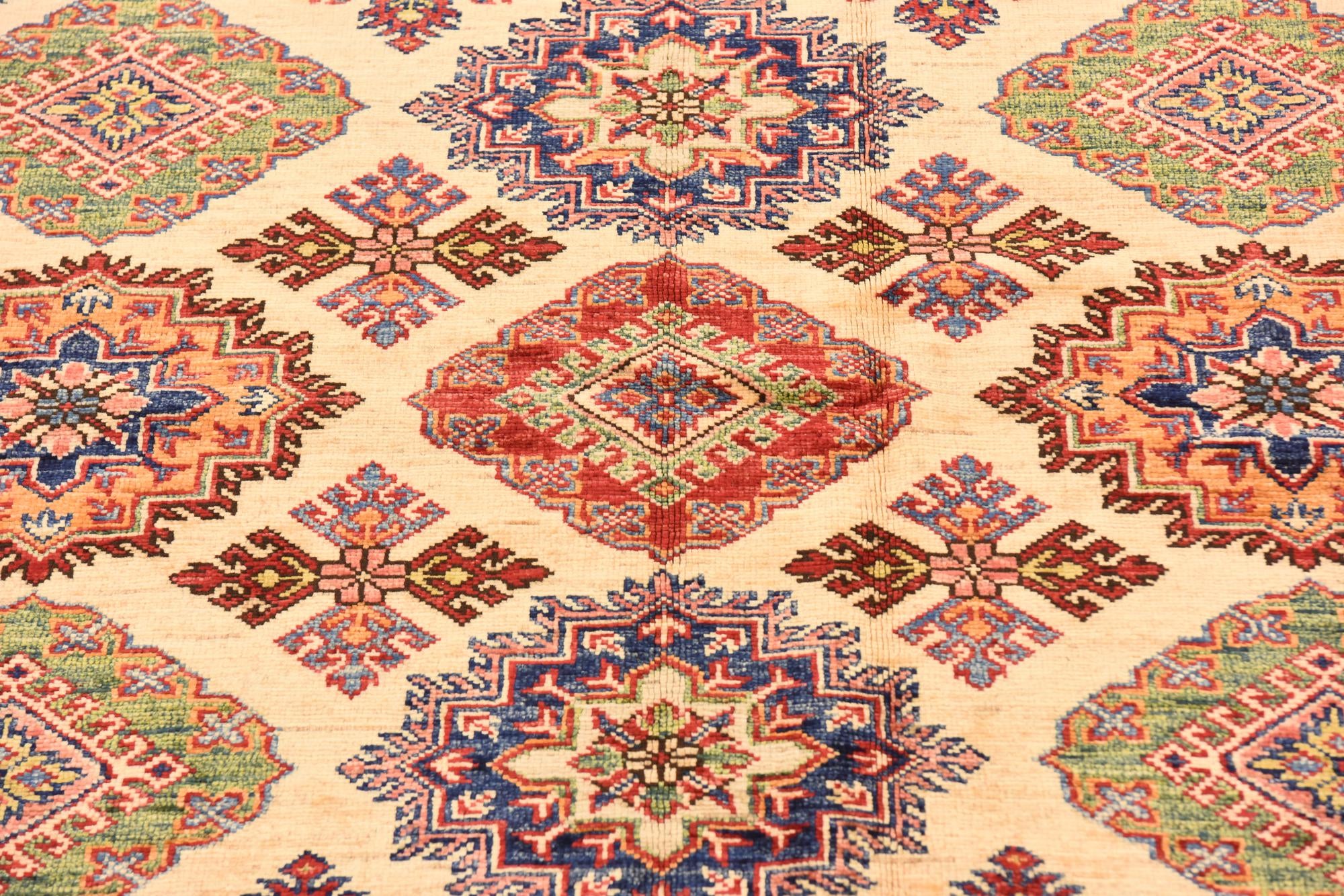 6' x 7' 11 Hand Knotted Kazak Oriental Rug
