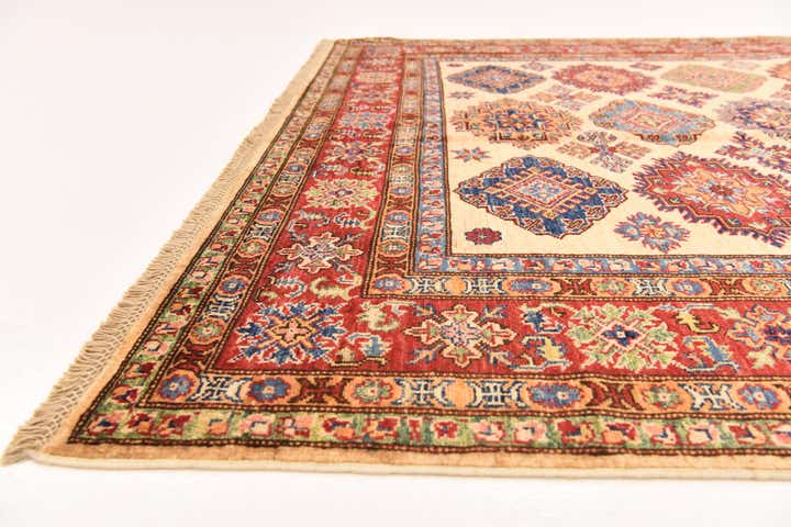 6' x 7' 11 Hand Knotted Kazak Oriental Rug