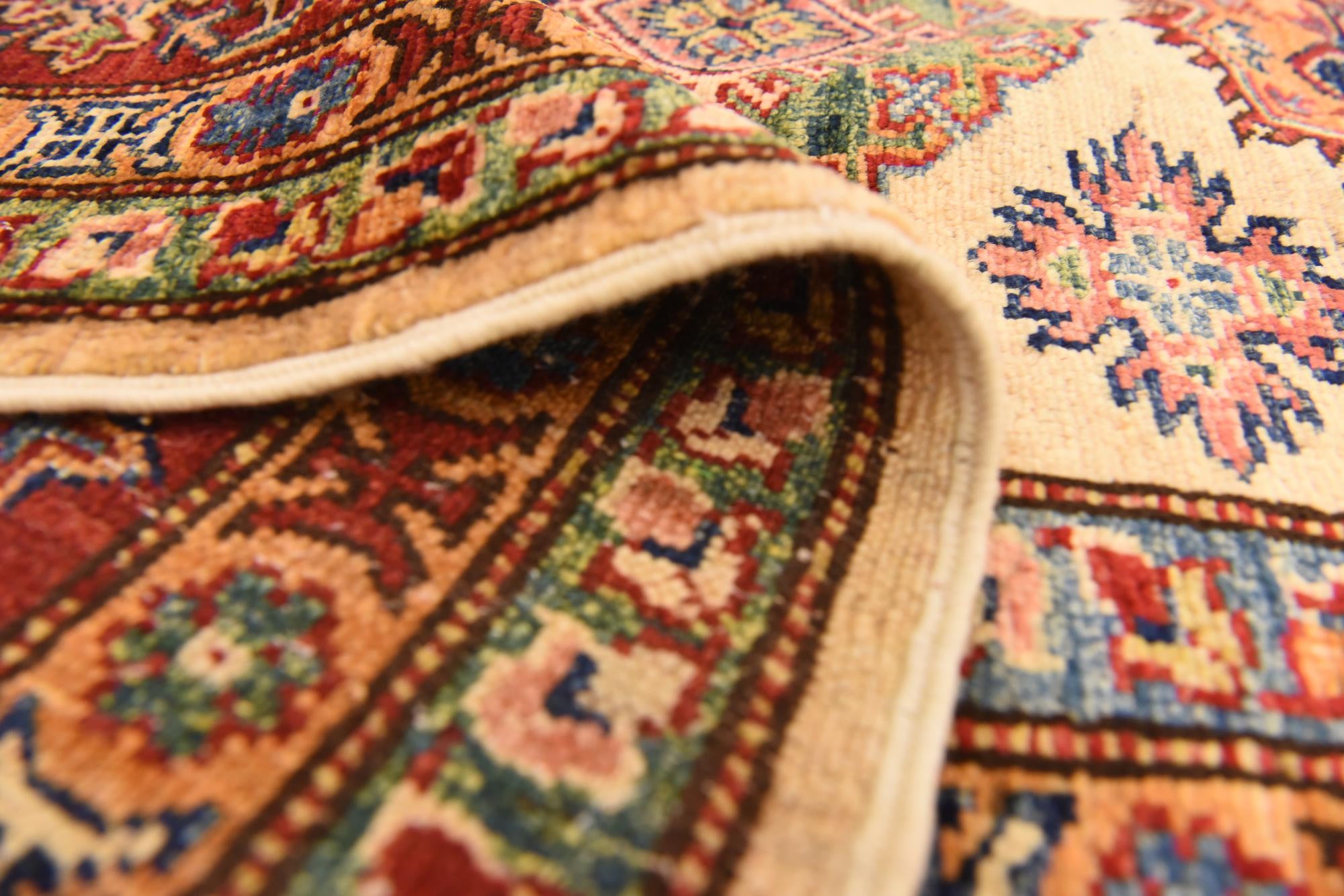 6' x 7' 11 Hand Knotted Kazak Oriental Rug
