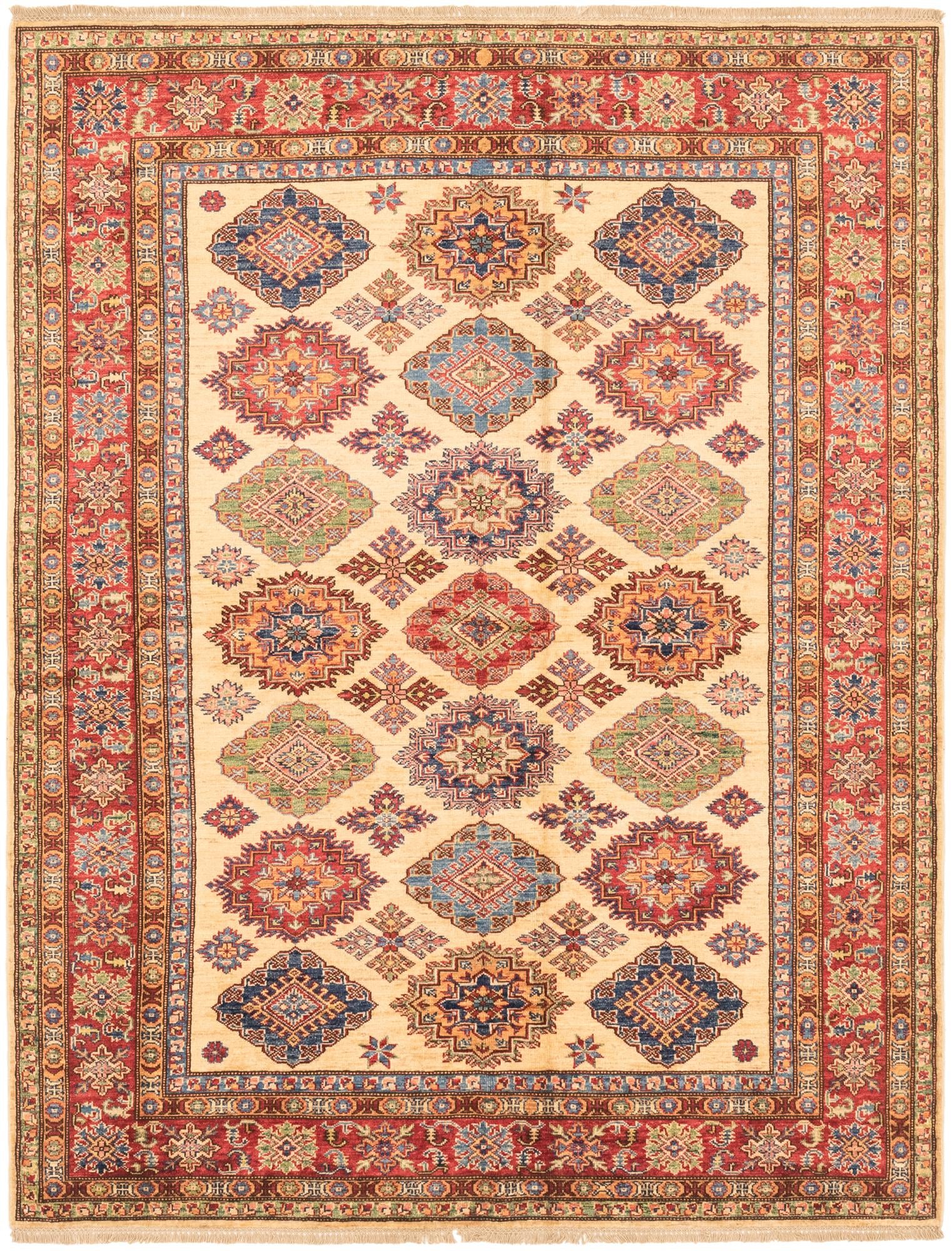 6' x 7' 11 Hand Knotted Kazak Oriental Rug