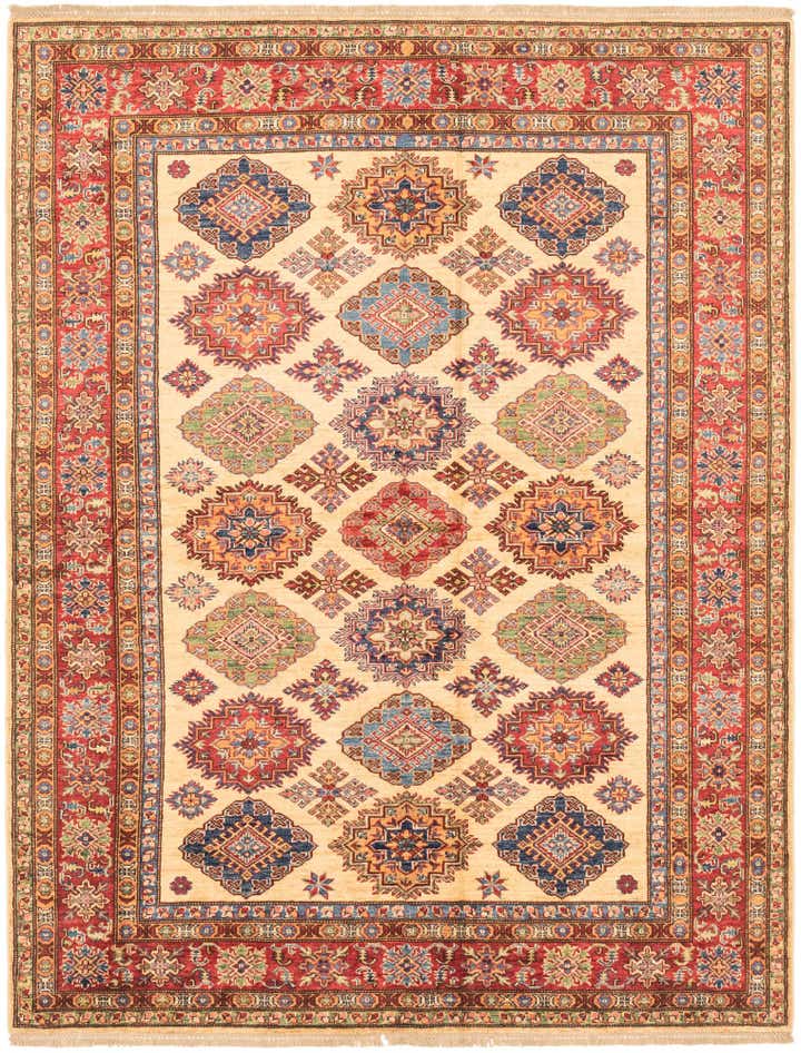 6' x 7' 11 Hand Knotted Kazak Oriental Rug