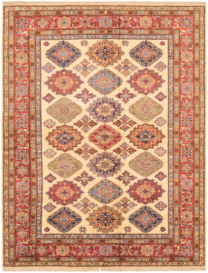 Detail image of 6' x 7' 11 Hand Knotted Kazak Oriental Rug