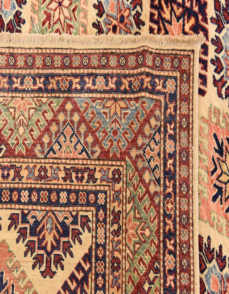 Detail image of 5' 8 x 8' 3  Hand Knotted Kazak Oriental Rug