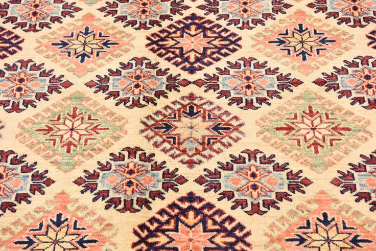 Detail image of 5' 8 x 8' 3 Hand Knotted Kazak Oriental Rug