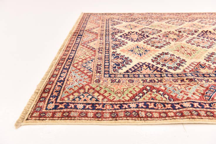 Detail image of 5' 8 x 8' 3 Hand Knotted Kazak Oriental Rug