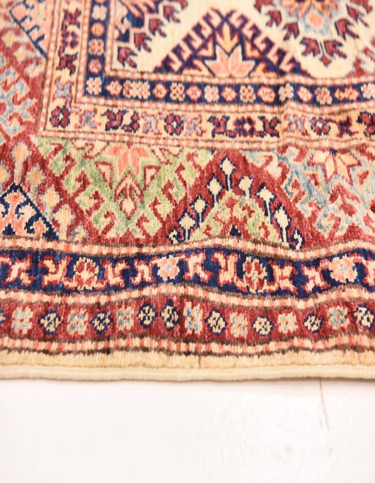 Detail image of 5' 8 x 8' 3  Hand Knotted Kazak Oriental Rug