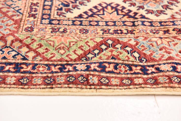 Detail image of 5' 8 x 8' 3 Hand Knotted Kazak Oriental Rug