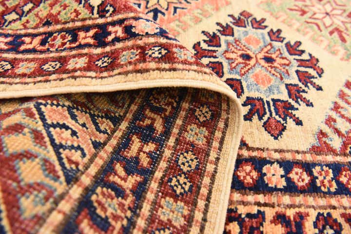 5' 8 x 8' 3 Hand Knotted Kazak Oriental Rug