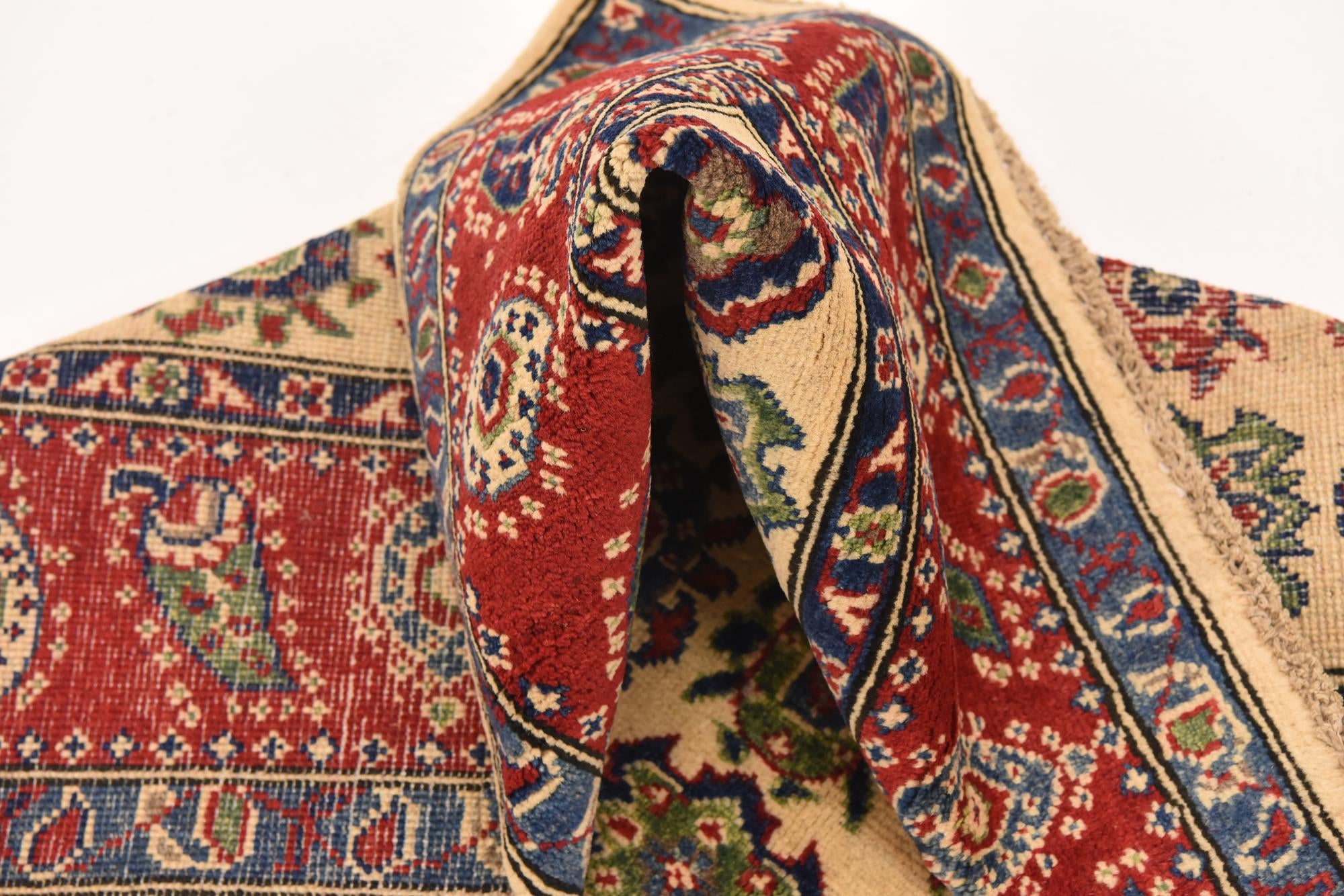 4' x 5' 10 Hand Knotted Kazak Rug
