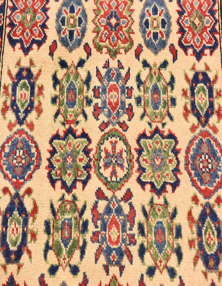 Detail image of 4' x 5' 10 Hand Knotted Kazak Rug