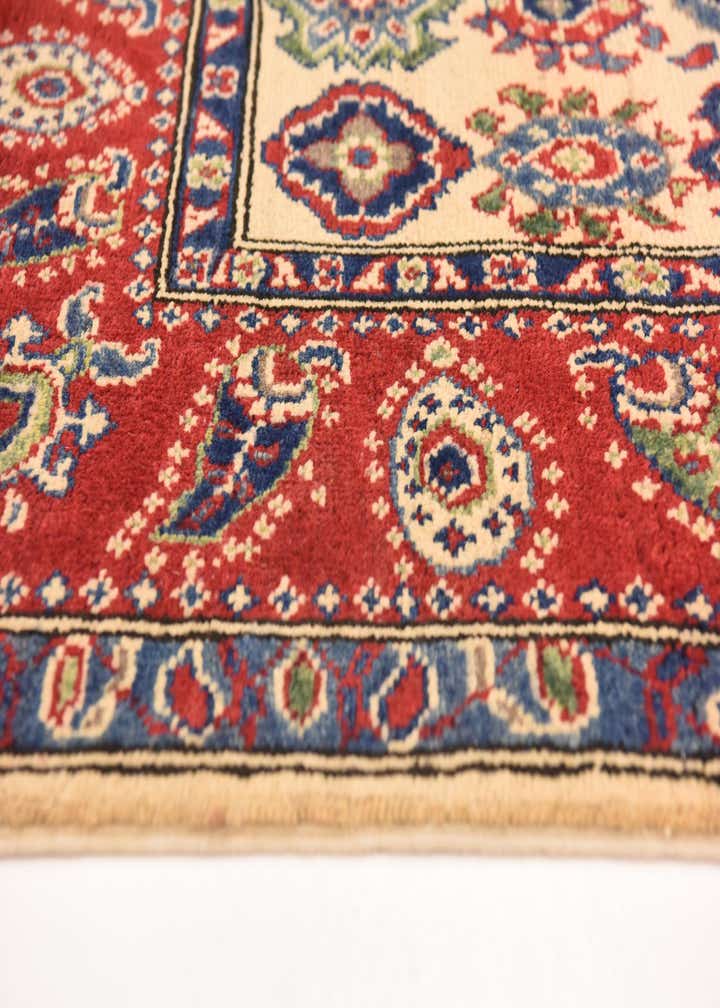 4' x 5' 10 Hand Knotted Kazak Rug