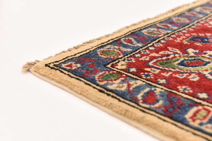 4' x 5' 10 Hand Knotted Kazak Rug