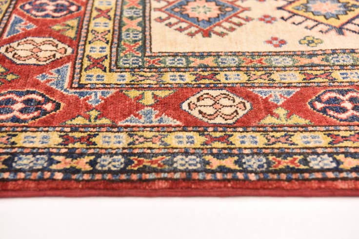 Detail image of 6' x 7' 6 Hand Knotted Kazak Oriental Rug