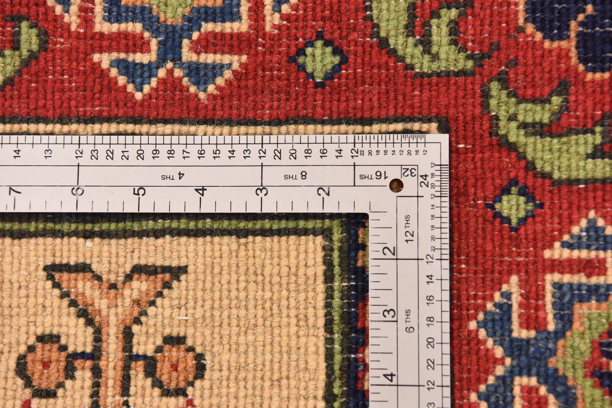 5' 6 x 7' 9 Hand Knotted Kazak Rug