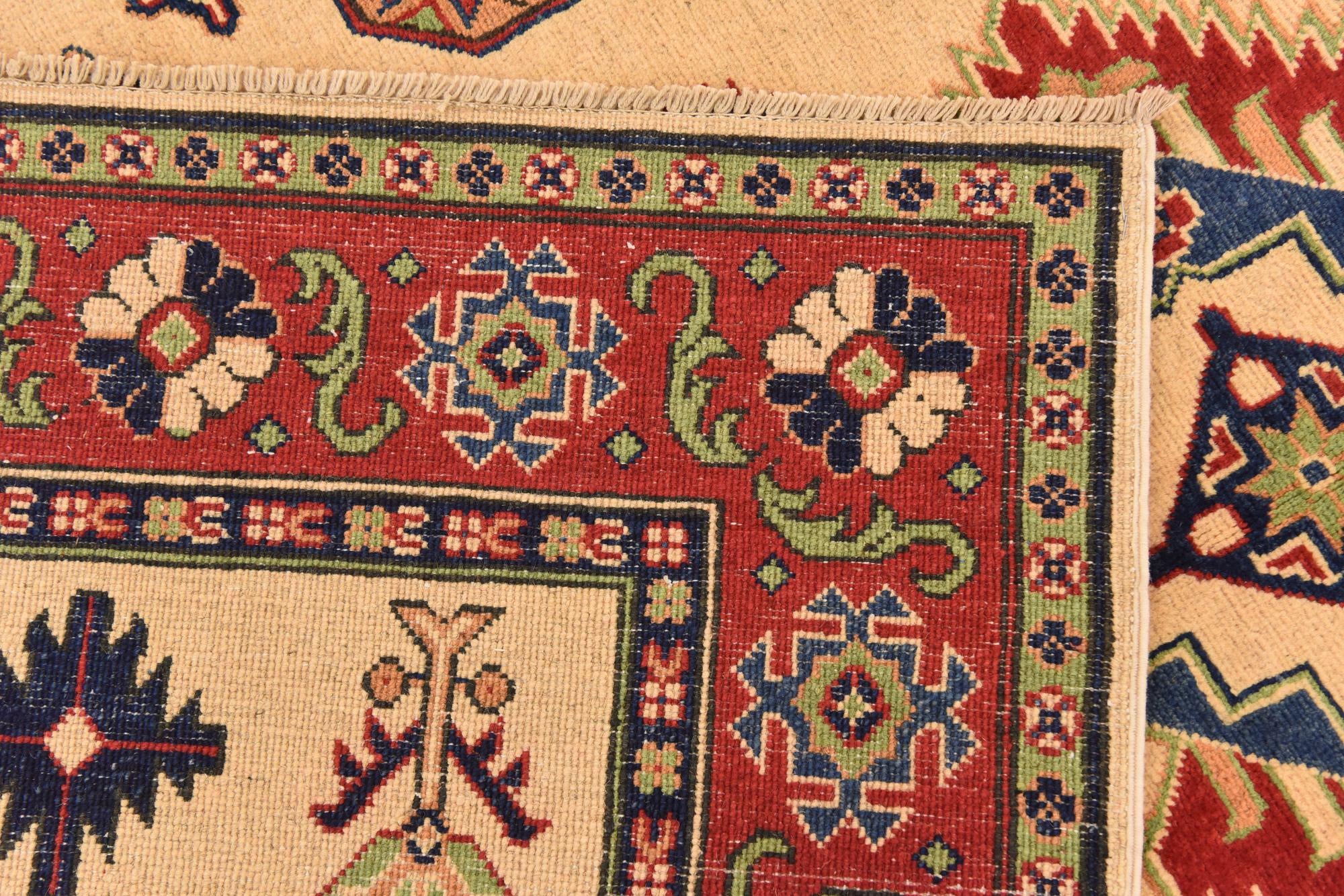 5' 6 x 7' 9 Hand Knotted Kazak Rug