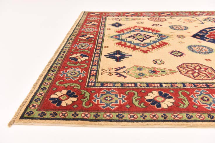 Detail image of 5' 6 x 7' 9 Hand Knotted Kazak Rug