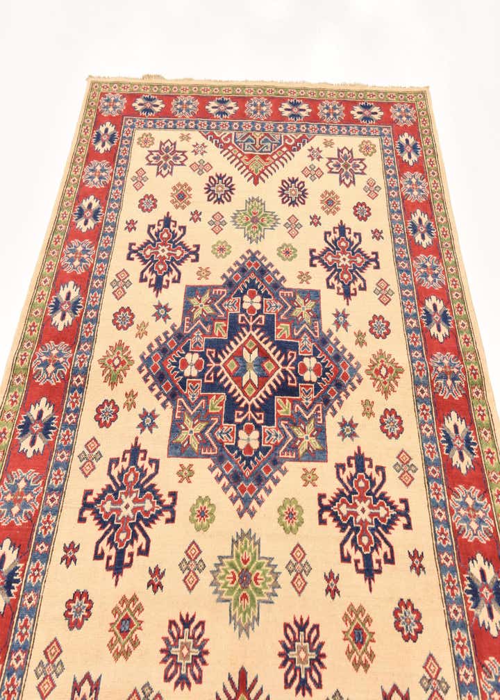 5' 7 x 7' 10 Hand Knotted Kazak Rug