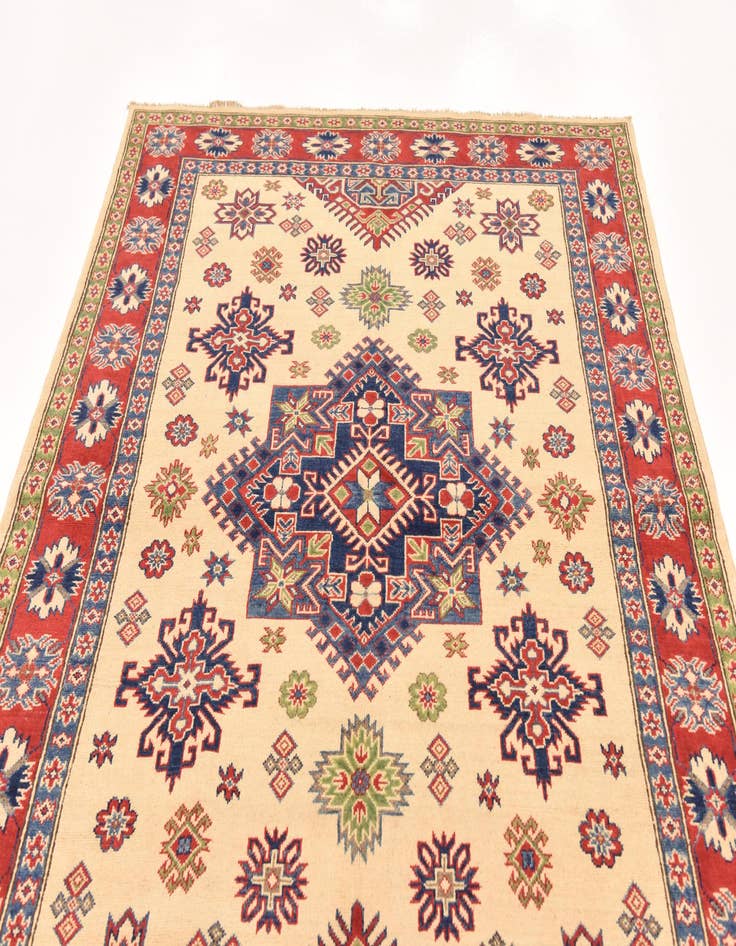 Detail image of 5' 7 x 7' 10 Hand Knotted Kazak Rug