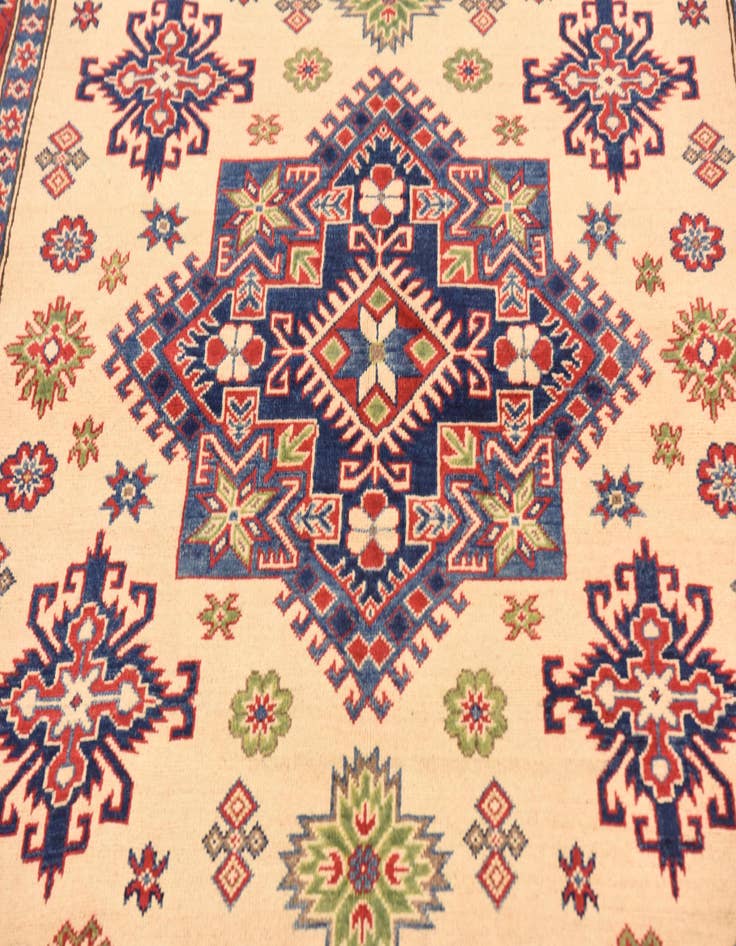 Detail image of 5' 7 x 7' 10 Hand Knotted Kazak Rug