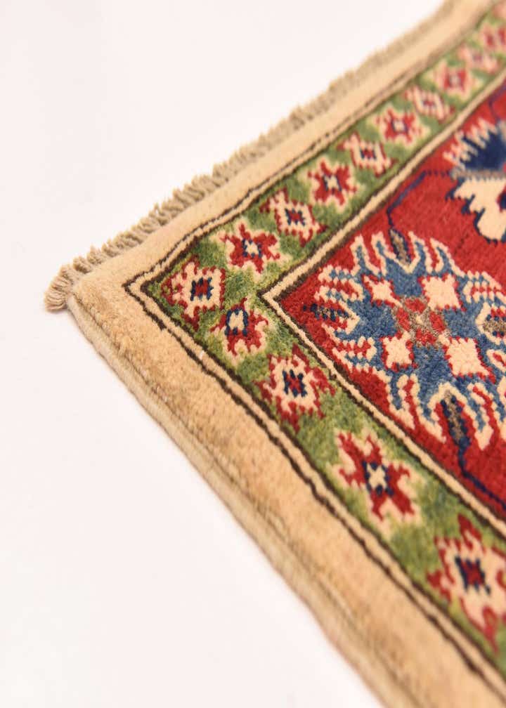 5' 7 x 7' 10 Hand Knotted Kazak Rug