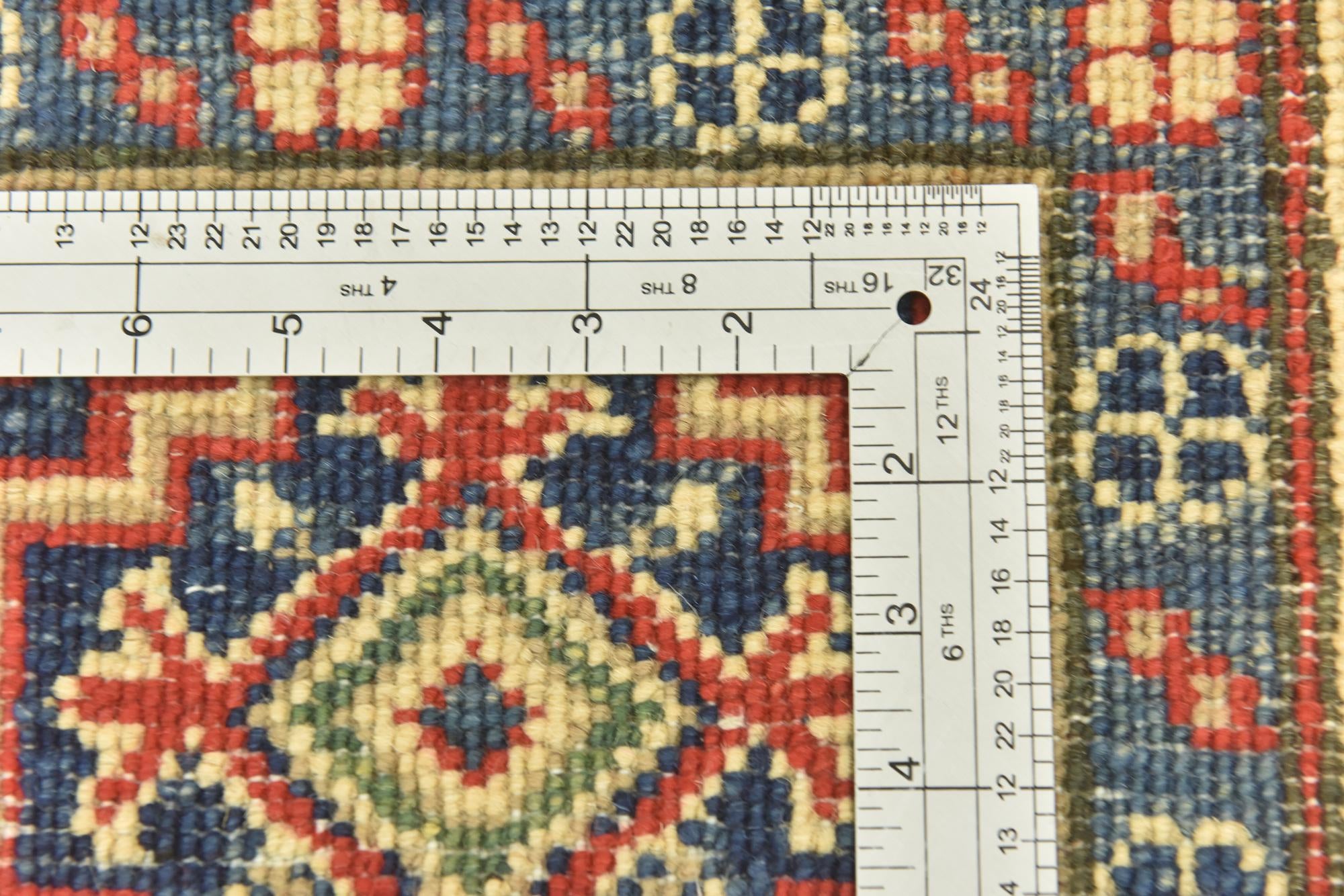 5' 6 x 7' 7 Hand Knotted Kazak Rug